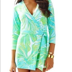 Lilly Pulitzer Karlie Wrap Romper Size XS